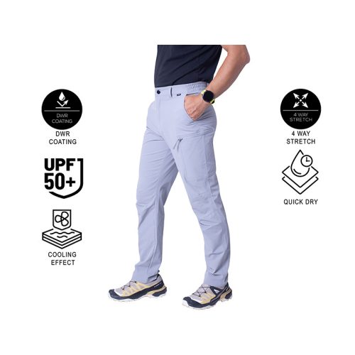 RTB QuickDry Performance Pants SPF 50+ - S - Light Grey